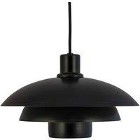 Dyberg Larsen Morph hanging light, black, 30 cm, metal