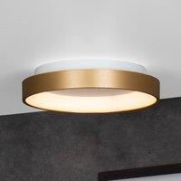 Lucide Vidal LED ceiling light, gold, 28 cm, dimmable, acrylic