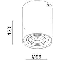 Deko-Light Bengala downlight, white, 9.6 cm, rotatable and swivelling