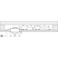 Deko-Light LED recessed ceiling light Dione, IP44, 3,000 K, nickel, dimmable