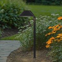 Lindby LED ground spike light Capelo, black, aluminium, height 77 cm