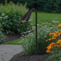 Lindby ground spike light Sorvete, black, metal, height 62cm