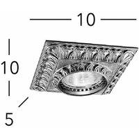 KOLARZ Milady downlight, antique brass colour, length 10 cm