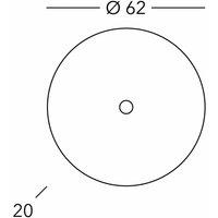 austrolux KOLARZ Moon wall lamp, copper-coloured, 62 cm, metal/glass