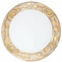 KOLARZ Serena ceiling lamp, cream-coloured, 40 cm, metal/glass