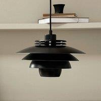 Dyberg Larsen hanging light Ejka mini, black, 30 cm, metal