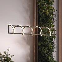 FISCHER & HONSEL LED pendant light Gwen, black/gold, metal, CCT, dimmable