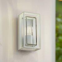 Arcchio Ismera outdoor wall light, white, IP65, glass, E27