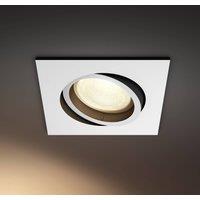 Philips Hue LED recessed spotlight Centura, white, 9x9 cm, CCT, RGB