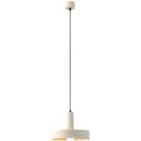 LEDS-C4 hanging light Keops 1, matt white, 28 cm, aluminium