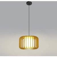 Forlight hanging light Viva, light brown, wood, 40 cm