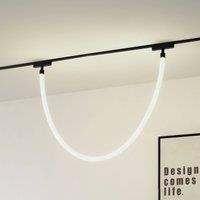 Lindby LED rope light Lumaro, length 150 cm, textile, 48 V