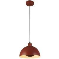 Searchlight Mars pendant light, dark orange, 25 cm, steel