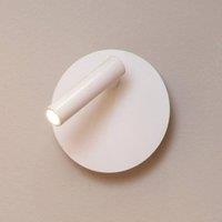 Lucide LED rechargeable wall spot Jolijn, white, 10.2 cm, magnet