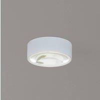 Lindby LED downlight Siaka, white, metal, 5 cm, IP65