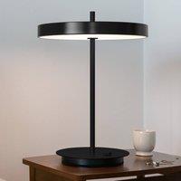 UMAGE LED table lamp Asteria Table, USB, black/black