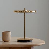 UMAGE LED table lamp Asteria Move polished brass 31 cm