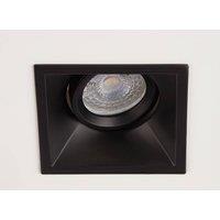 Searchlight Recessed light Slim Trim Square, black, 9 x 9 cm, aluminium, GU10