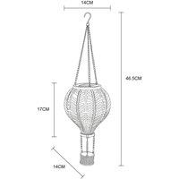Globo LED solar light 36136B Hot air balloon, colourful, plastic