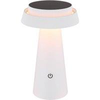 Globo LED table lamp 36624, white, rechargeable battery, CCT, IP54, dimmable