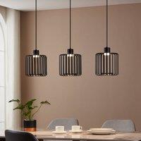 EGLO connect LED pendant light Ginestrone-Z, 3-bulb, black