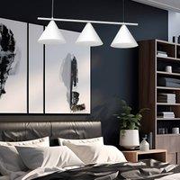 Eko-Light Capital pendant light, white, 3-bulb, 32 cm, GX53