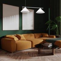 Eko-Light Capital pendant light, white, 2-bulb, 46 cm, GX53