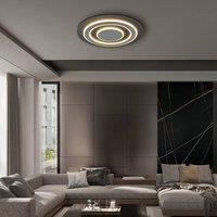 Globo Jayden LED ceiling lamp, 48 cm, anthracite/grey, metal