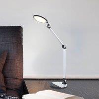 Globo Konsti LED table lamp, height 90 cm, black/silver-coloured, CCT