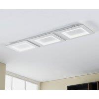 EGLO connect LED ceiling lamp Padrogiano-Z 3-bulb, 120 x 30 cm