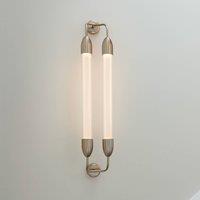 UMAGE Lemon Squeeze 2-bulb wall lamp, length 94 cm, brass