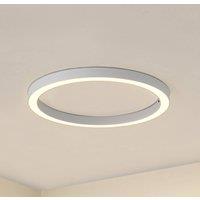Lucande LED ceiling lamp Neor, white, 60 cm, CCT, dimmable