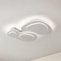 Lindby Delar LED ceiling light, 60 x 60 cm, CCT, dimmable