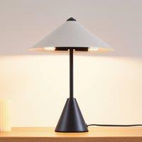Lindby Norvik table lamp, height 35 cm, black/grey, metal