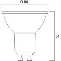 Sylvania GU10 7W 3000K 36 610 lm white LED reflector bulb