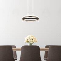 Globo Della LED hanging light, 40 cm, dark grey, metal