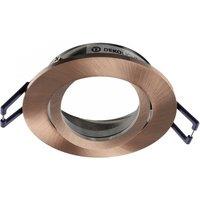 Deko-Light Samsola recessed ceiling light, copper-coloured, 8 cm, metal