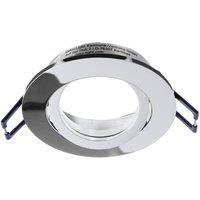 Deko-Light Samsola recessed ceiling light, shiny silver, 8 cm, metal