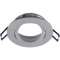 Deko-Light Samsola recessed ceiling light, aluminium-coloured, 8 cm, metal