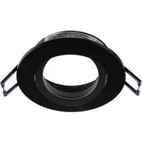 Deko-Light Samsola recessed ceiling light, black, 8 cm, metal