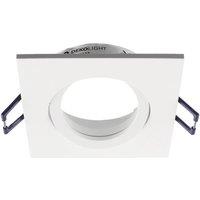 Deko-Light Samsola recessed ceiling light, white, 9 x 9 cm, metal