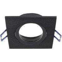 Deko-Light Samsola recessed ceiling light, black, 9 x 9 cm, metal