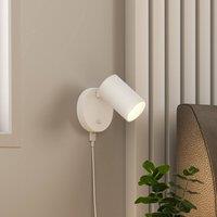Deko-Light Wall spotlight CAN TILT, white, 10 cm, metal, switch, USB