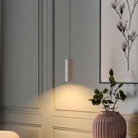 Deko-Light CAN pendant light, white, height 15 cm, 6 cm, metal, GU10