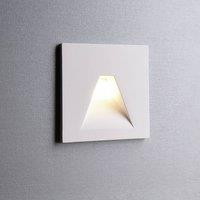 Deko-Light LED recessed wall lamp SET Alwaid, white 8 x 8 cm angle 2,700 K
