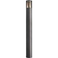 Deko-Light Path light Facado II, height 100 cm, grey/smoke, 11 cm IP65