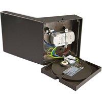 Deko-Light LED outdoor wall light Tucanae, grey, height 22 cm, IP65, metal