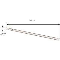 Lindby track Lumaro, white, aluminium, length 53 cm