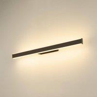 SLV LED bathroom wall light One Linear, 70 cm, black, CCT