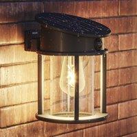 Philips LED solar outdoor wall lamp Geri UE Sensor, round, IP44